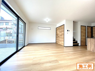 【内観：施工例】 | 戸塚（深谷町7）　全2棟（B号棟） | 同施工会社施工例（リビング）