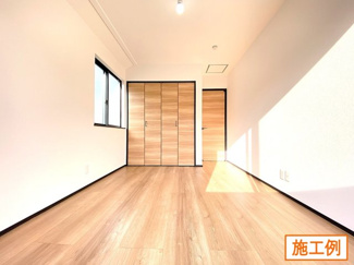 【内観：施工例】 | 戸塚（深谷町7）　全2棟（B号棟） | 同施工会社施工例（洋室）