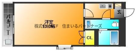ウイングコート久留米の間取り