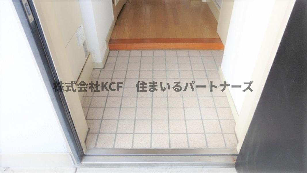 ウイングコート久留米の玄関|明るい玄関です
