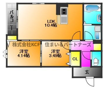 レガリア西町の間取り