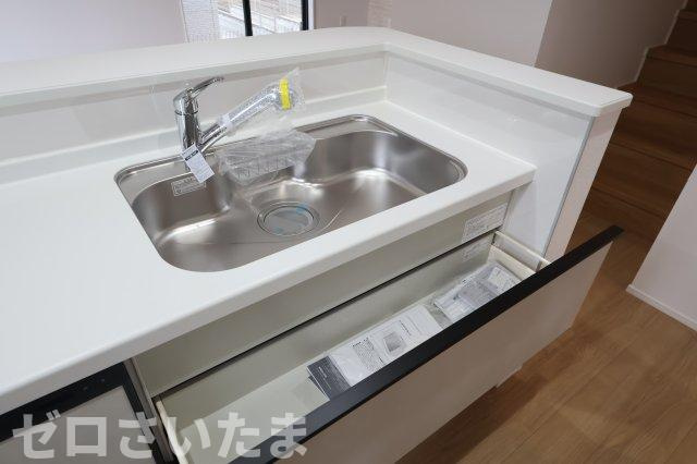 《仲介手数料無料》富士見市羽沢３丁目3-13新築一戸建てグラファーレのキッチン