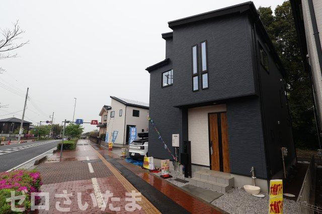 《仲介手数料無料》富士見市羽沢３丁目3-13新築一戸建てグラファーレの外観|撮影日 2026年4月23日 14:40 雨