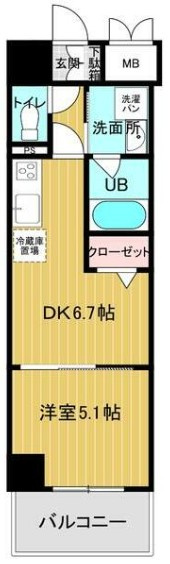 【仲介手数料：50％OFF】対象物件！の間取り