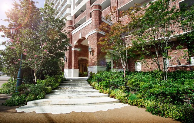 リバーガーデン福島 木漏れ日の丘 AB棟の庭