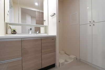 リバーガーデン福島 木漏れ日の丘 AB棟の独立洗面台