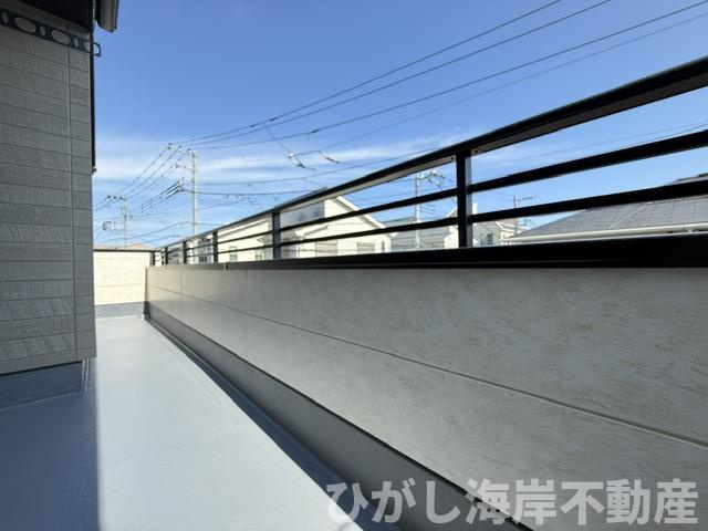 平塚市袖ヶ浜　新築戸建　全３棟のバルコニー|バルコニー