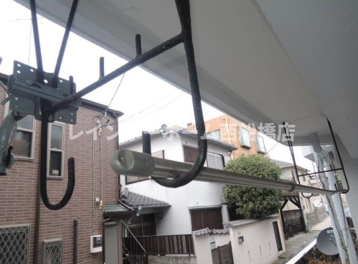 本八幡サンローズのバルコニー