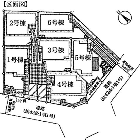 横浜市青葉区田奈町 新築戸建て【仲介手数料無料】の区画図
