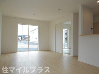 【居間・リビング】 | 矢吹町一本木新築一戸建て7棟 | リビングです