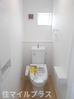 【トイレ】 | 矢吹町一本木新築一戸建て7棟 | シンプルで使いやすいトイレです