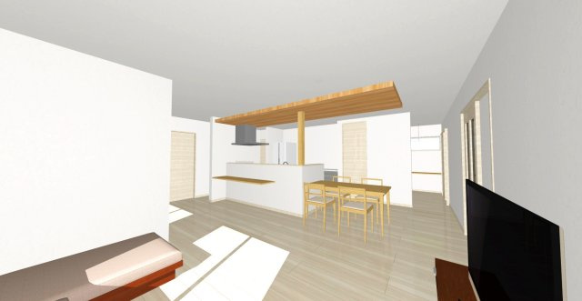 伊勢崎市宮前町Bの完成予想図|施工イメージ