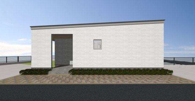 伊勢崎市宮前町Bの外観パース|施工イメージ