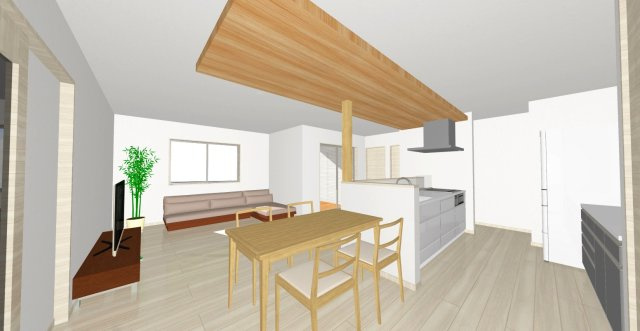 伊勢崎市宮前町Bの完成予想図|施工イメージ