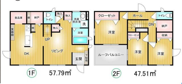 太田市新田市野井町の間取り