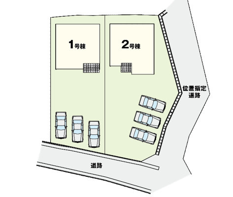 高崎市下豊岡町の区画図