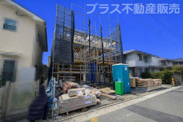 【外観】 | 大野城市雑餉隈町2丁目1期　2号棟（全2棟）【仲介手数料無料・0円】 | 建築中の物件は、お近くのモデルハウスも一緒にご覧頂けます。