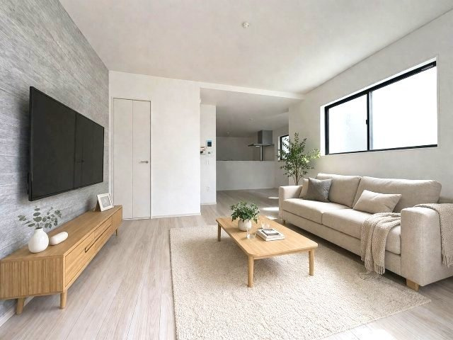 【外観】 | 大野城市雑餉隈町2丁目1期　2号棟（全2棟）【仲介手数料無料・0円】 | 完成イメージの外観パースです。