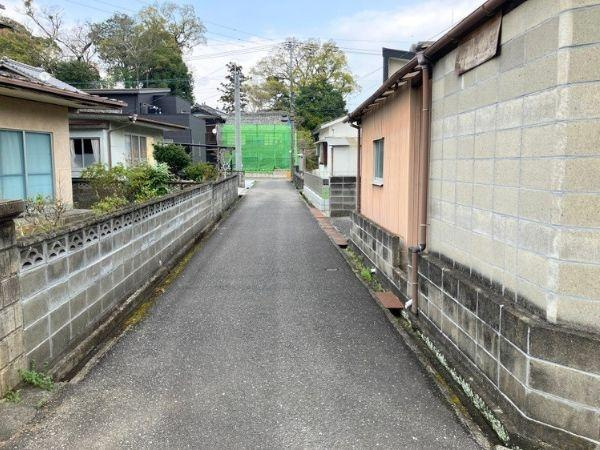 臼杵市大字江無田　土地の前面道路含む現地写真|前面道路含む現地（2026年4月撮影）
