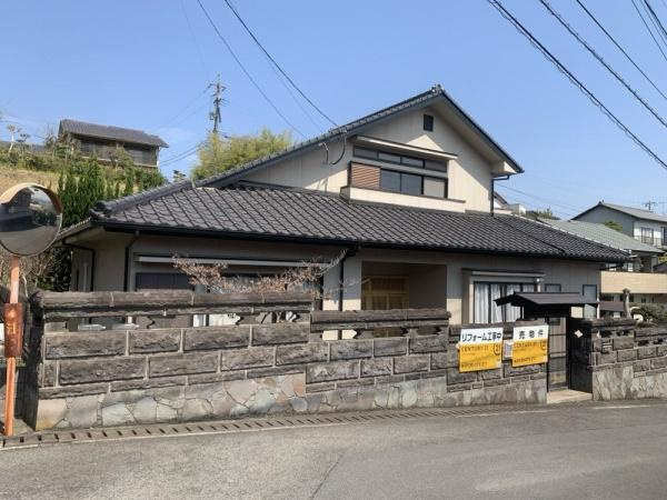 上宗方　中古の前面道路含む現地写真|※リフォーム工事中です。※土地面積は分筆後、多少面積の増減可能性があります。