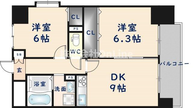 【間取り】 | ラフォーレ久宝園