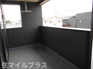 【バルコニー】 | 矢吹町一本木新築一戸建て7棟 | 広々としたバルコニーです