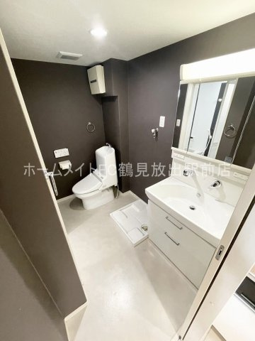 東大阪市鴻池本町のハイツの洗面所