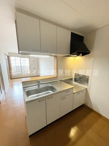 東大阪市三島２丁目のハイツのキッチン