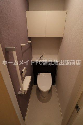 東大阪市稲田新町２丁目のアパートのトイレ