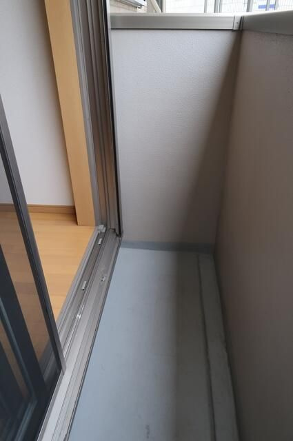 サンピア白山．のバルコニー