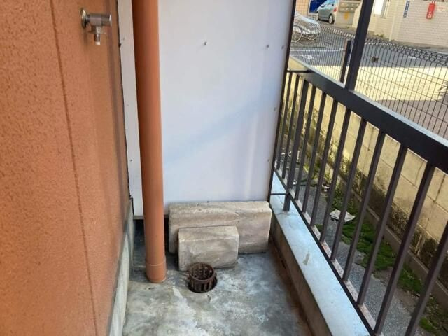 第５アベハウスのバルコニー