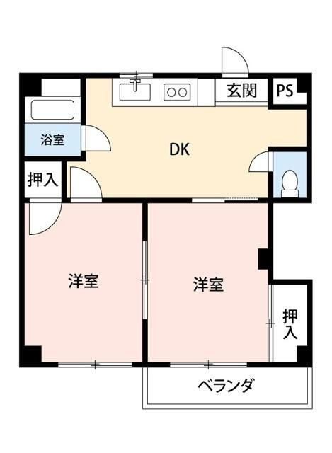 第５アベハウスの間取り