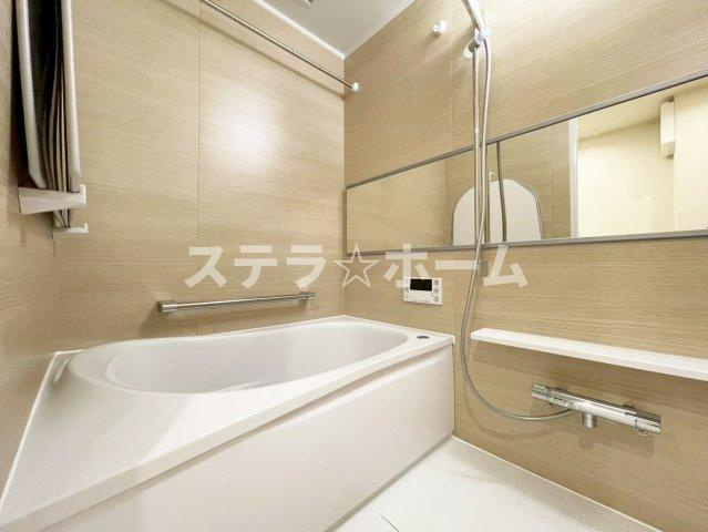 豊中緑ヶ丘サンハイツB棟の浴室|きれいなお風呂です