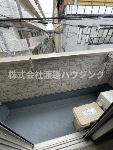 アート萱島East Aのバルコニー