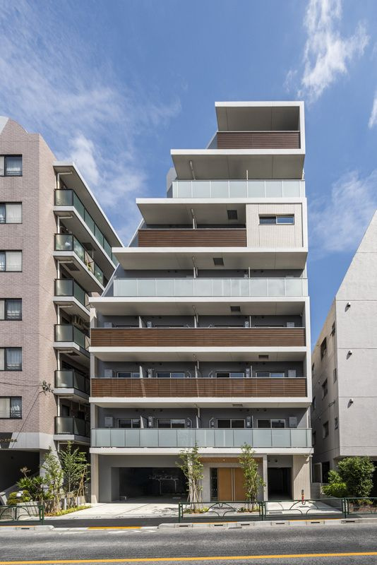 パークキューブ上野桜木の外観