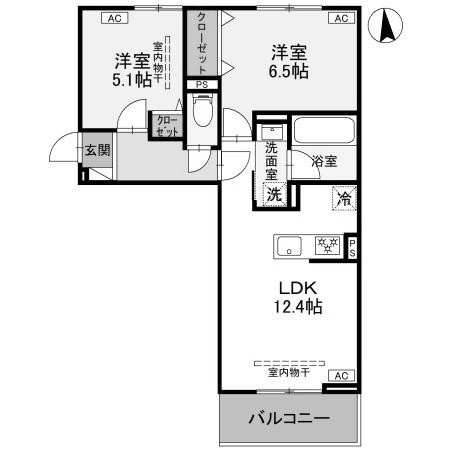 【間取り】 | D-Gran矢中町