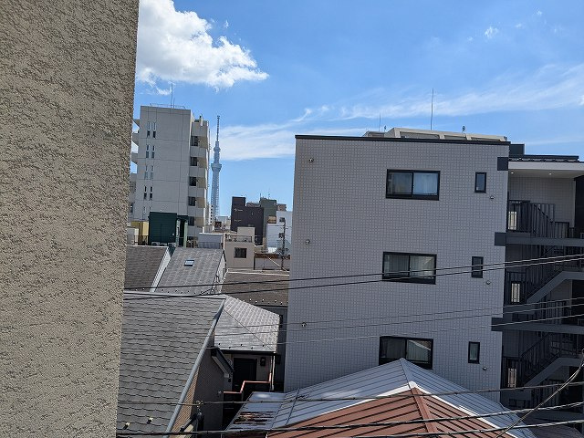 ニド三ノ輪の設備|4Fバルコニーからの眺望