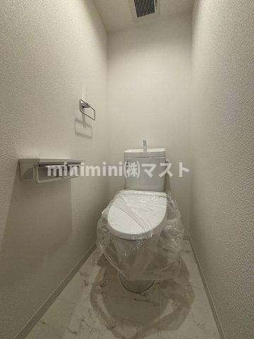 大阪市中央区上本町西２丁目の賃貸マンションのトイレ