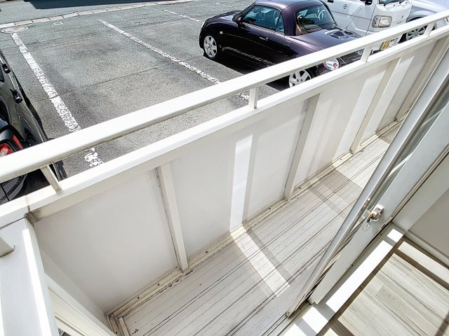 プチメゾンAのバルコニー