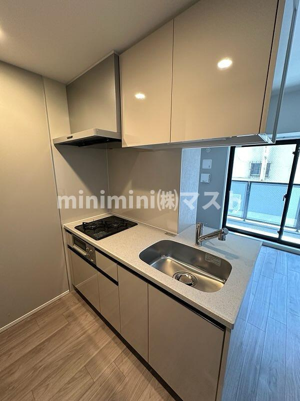 大阪市中央区谷町４丁目の賃貸マンションのキッチン