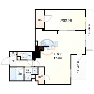 【間取り】 | ブランズタワー大阪本町　開平小学校区 | ブランズタワー大阪本町　間取り