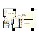 【間取り】 | 阿波座ライズタワーフラッグ46　ＯＭＰタワー　間取り