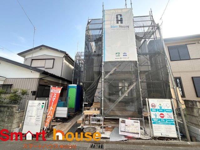 相模原市南区栄町　新築1棟の前面道路含む現地写真