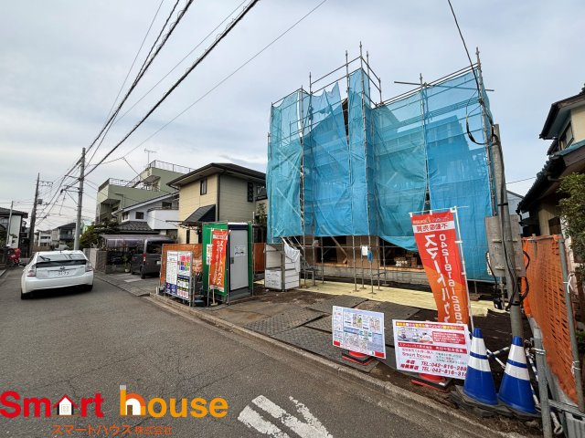 相模原市南区相模台7丁目　新築1棟の前面道路含む現地写真