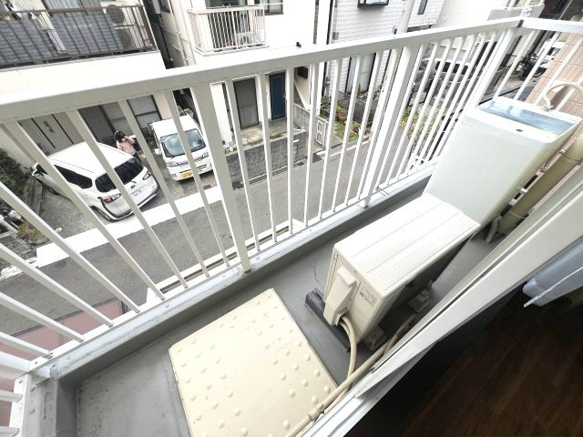 甲南山手ハイツのバルコニー