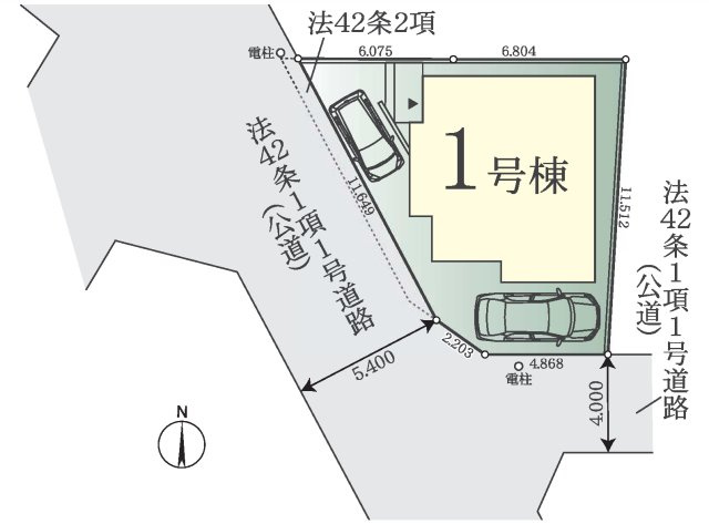 相模原市緑区二本松３期の区画図|区画図