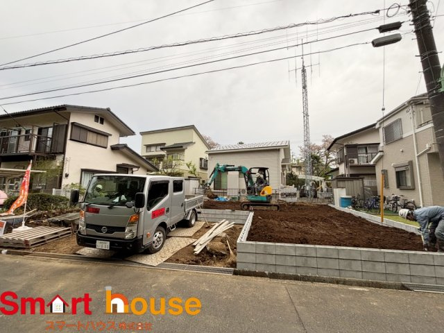 町田市本町田13期　新築1棟の前面道路含む現地写真