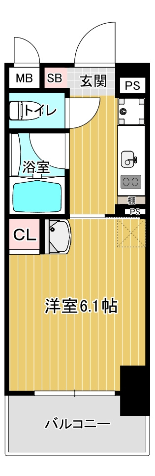 ディアコート八木の間取り