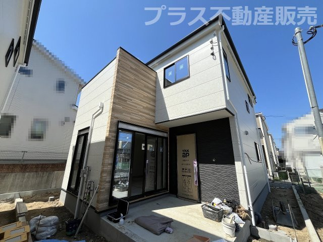 【外観】 | 福岡市早良区重留1丁目5期　1号棟（全4棟）【仲介手数料無料・0円】 | まもなく完成。ご内覧は可能です。ご見学はプラス不動産販売にお任せ下さい。
