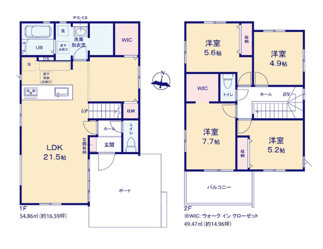 【間取り】 | 福岡市早良区重留1丁目5期　1号棟（全4棟）【仲介手数料無料・0円】 | 平日、土日祝日もお好きな日時にご見学可能です。お気軽にお問合せ下さい。
